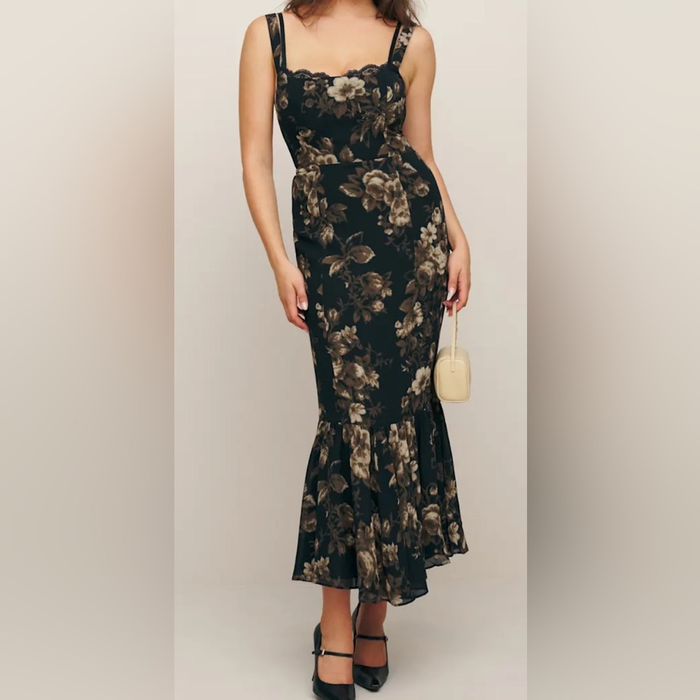 Reformation Irish Dress ES in Grand Dame